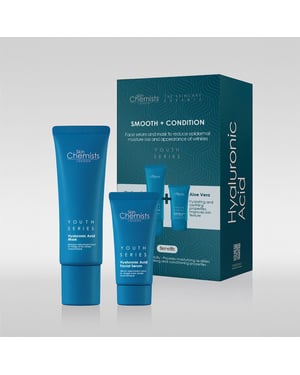 skinChemists Hyaluronzuur anti-aging masker + Hyaluronzuur gezichtsserum 80 ml