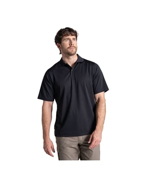 Craghoppers Heren Expert Basecamp Wicking Poloshirt (Zwart)