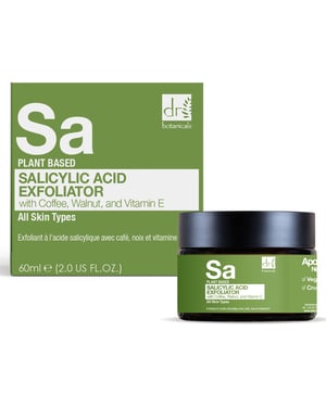 Dr. Botanicals Anti-aging exfoliant met salicylzuur, koffie, walnoot en vitamine E 60 ml