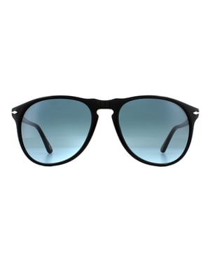 PERSOL Zonnebril 9649 95/Q8 Zwart Blauw Verloop