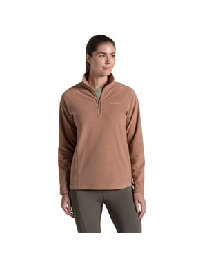 Craghoppers Dames/Dames Miska VI Half Zip Fleece (Umber)