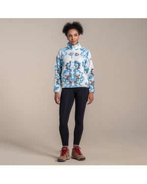 Craghoppers Dames/Dames National Trust Rosemary II Abstract Overhead Fleece Top (Horizon)