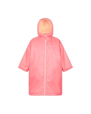 Mountain Warehouse Waterdichte badjas voor kinderen (Roze)
