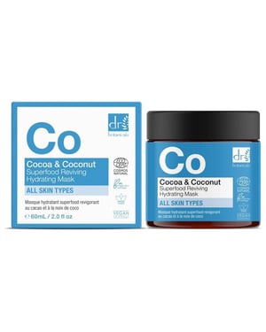 Dr. Botanicals Hydraterend masker met cacao en kokosnoot als superfood (60 ml)
