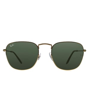 Ray-Ban Vierkant Unisex Goud G-15 Groen RB3857 Frank