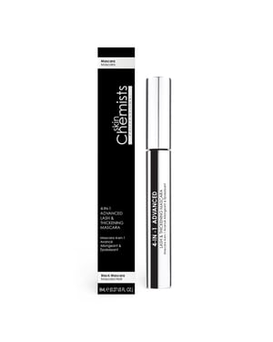 skinChemists Geavanceerde 4-in-1 wimper- en verdikkende mascara 8 ml