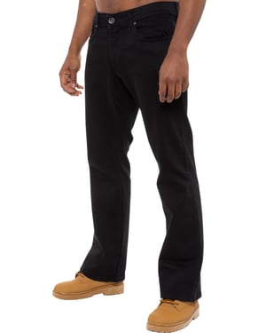 Enzo Heren Bootcut Stretch Denim Jeans