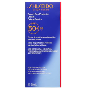 Shiseido Zonnebescherming Expert SPF50+ Gezichts- en Lichaamscrème voor Ultieme Bescherming - 50ml
