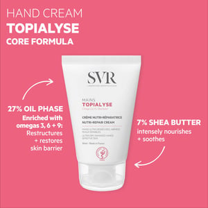 SVR Topialyse Nutri-Repair Handcrème 50 ml - Intensieve verzorging voor droge handen