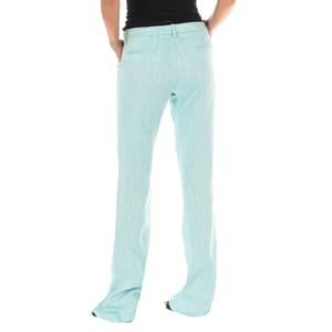 Lange linnen broek met uitlopende onderkant 70DBF0490-L041 vrouw