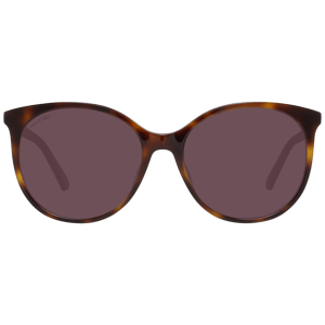 Swarovski ronde dames donkere havana bruine gradiënt zonnebril