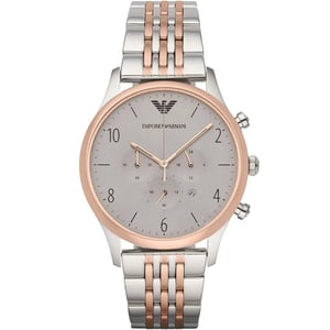 Emporio Armani AR1864 Tweekleurig Chronograaf Herenhorloge