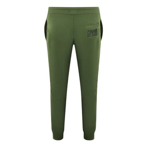 Cavalli Class Print Logo Olijfgroene Sweatpants
