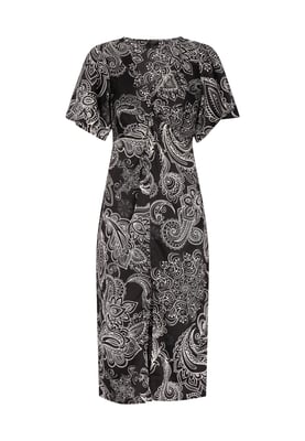 Dreimaster Jurk Dames zwart wit