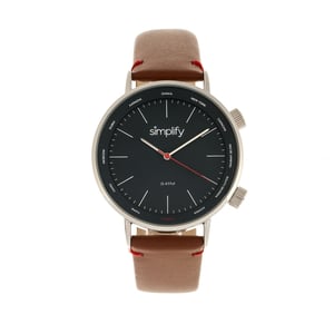 Vereenvoudig Het 3300 Leren Band Horloge