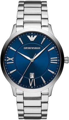 Emporio Armani Giovanni Mannen Horloge Zilverkleurig AR11227