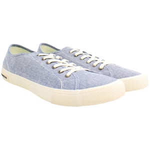 Seavees Legend Chambray Heren Blauwe Schoenen