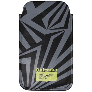 Onitsuka Tiger Bedrukt Grijs Zwart Leren iPhone 5 Etui Hoesje 113939 0900
