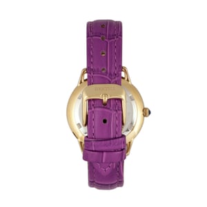 Bertha Abby Zwitsers horloge met leren band