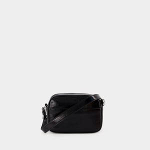 Reedition Camera Schoudertas - Courreges - Leer - Zwart