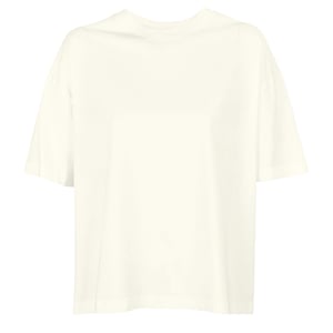 SOLS Dames/Dames Boxy Organic Oversized T-shirt (Gebroken wit)