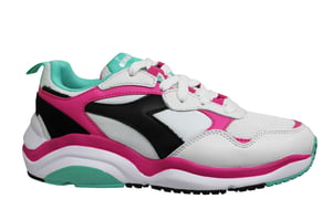 Diadora Whizz Run Heren Wit/Roze Sportschoenen