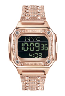Philipp Plein Hyper $hock Dames Horloge Rosékleurig PWHAA1221