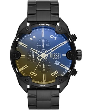 Diesel Spiked Heren Horloge Zwart DZ4609