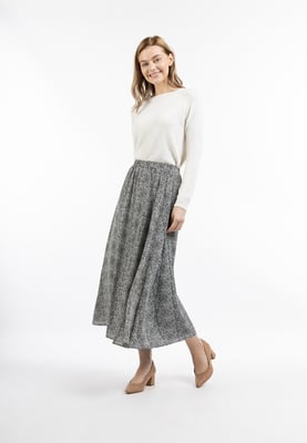 Dreimaster Maxi rok Dames zwart wit