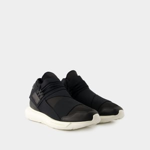 Qasa Sneakers - Y-3 - Leer - Wit