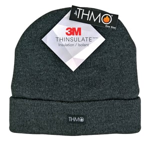 THMO - 3 m Dunsulate thermo warme muts voor heren - Houtskool