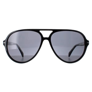 David Beckham DB1091/S 807 M9 glanzend zwart donkergrijs zonnebril