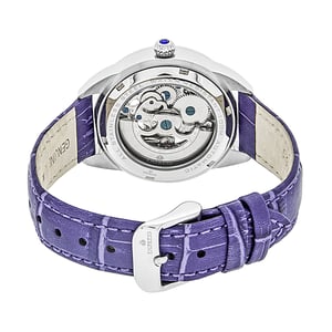 Keizerin Godiva automatisch MOP horloge met leren band