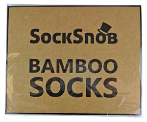 Set van 4 zachte, ademende bamboesokken voor heren - Wit