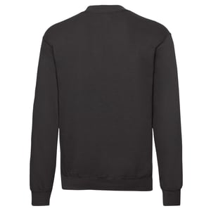 Fruit Of The Loom Heren Klassieke Drop Schouder Sweatshirt (Zwart)