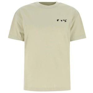 Gebroken wit OW-logo, regular fit beige T-shirt
