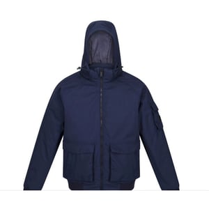 Regatta Heren Faizan Hooded Waterdichte Jas (Marine)