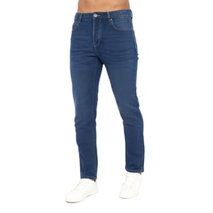 Crosshatch Heren Lampoons Slim Jeans (Stone Wash)