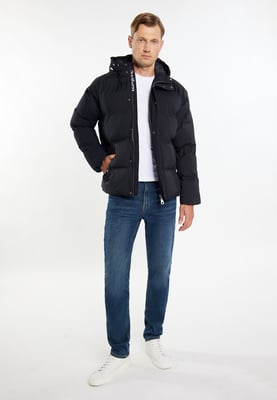 Dreimaster Winterjas met vulling Heren zwart