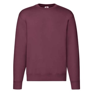 Fruit of the Loom Heren Premium Drop Shoulder Sweatshirt (Bourgondië)