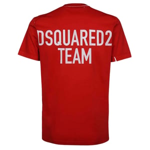 Dsquared2 Cool Fit Team Logo Rood T-shirt