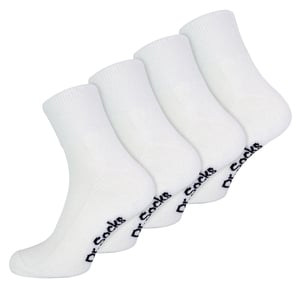 Dr.Socks - Bamboe diabetische enkelsokken voor heren - Wit