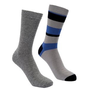 Trespass Uniseks Cinque Sokken voor Volwassenen (Set van 5) (Zwart/Grijs/Navy)