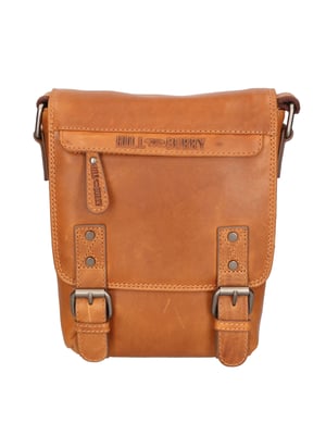 Hill Burry schoudertas Heren COGNAC