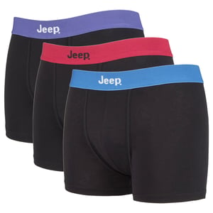 JEEP - 3 Paar Heren Katoenrijke Gemengde Everyday Fitted Boxer Shorts