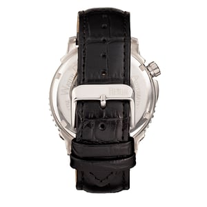 Reign Bauer automatisch semi-skelet lederen band horloge