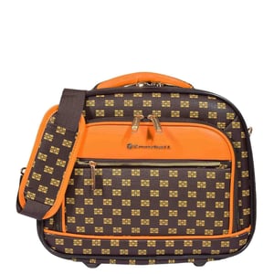 Bruine cosmetische tas