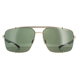 Porsche Design Zonnebril P8919 B Licht Goud Zwart groen