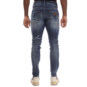 Heren DSquared2 Cool Guy Skinny-Fit Jeans in Blauw