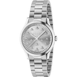 Gucci YA1265031 G-Timeless Zilver Wijzerplaat Dames Horloge